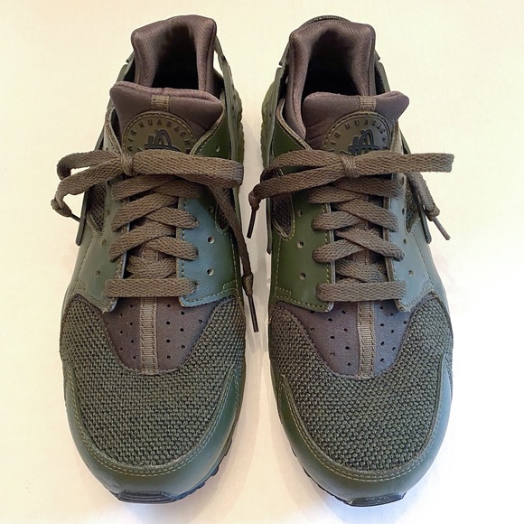 Nike Air Huarache In Cargo Khaki Men’s Size 8 EUC - Picture 2 of 12